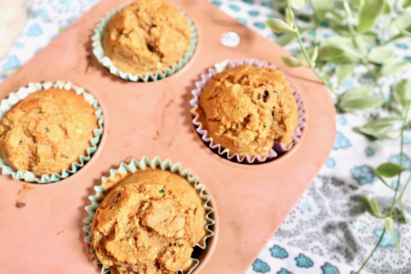 Carrot and zucchini muffins gluten free