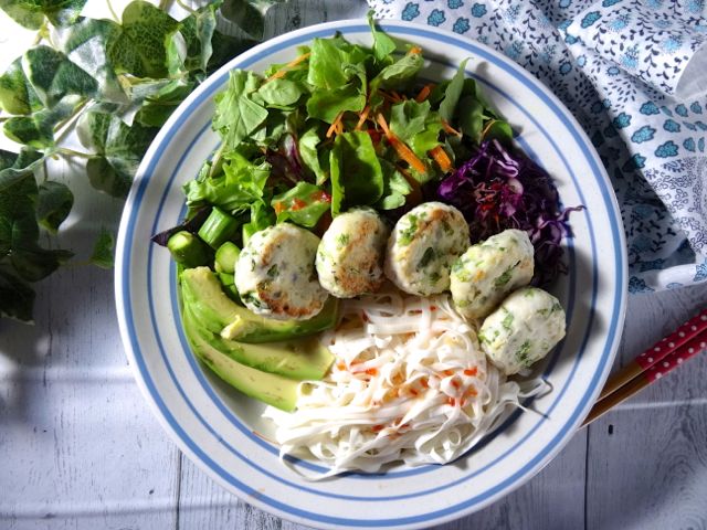 Broccoli and radish salad with Shio-koji mustard dressing