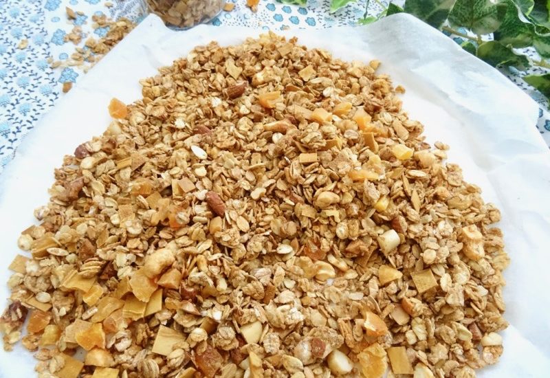 Tropical ginger amazake granola