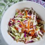 healthy Chinese cabbage coleslaw