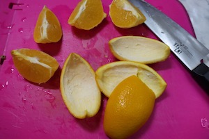 candied orange peels